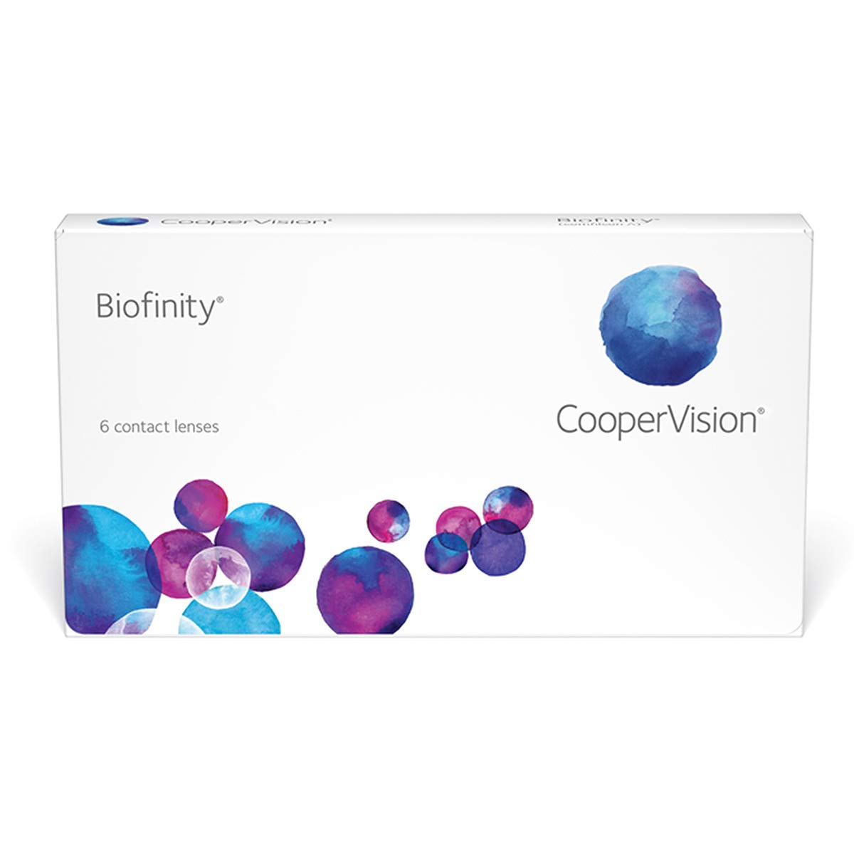 Biofinity XR Lentes de Contacto Mensuales de Hidrogel de Silicona, CooperVision - 7.50