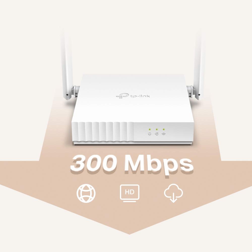 TP-Link TL-WR820N Router WiFi, 2.4 GHz N 300Mbps, Multimodo, Router/Repetidor/WISP/Punto de Acceso, 2 Antenas externas