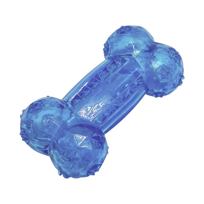 Fancy Pets Prisma Juguete en Forma de Hueso para Perro con Sonido Tamaño Grande