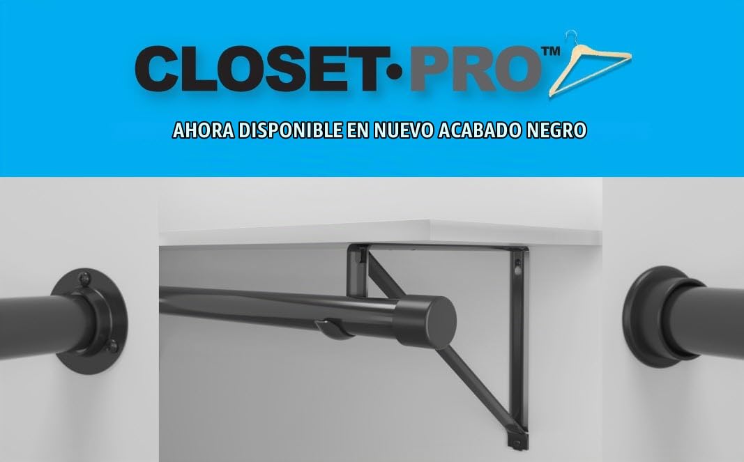 Closet Pro CD-0024-30/48ZC Heavy Duty Adjustable Rod, 30 by 48-Inch, Zinc Plated