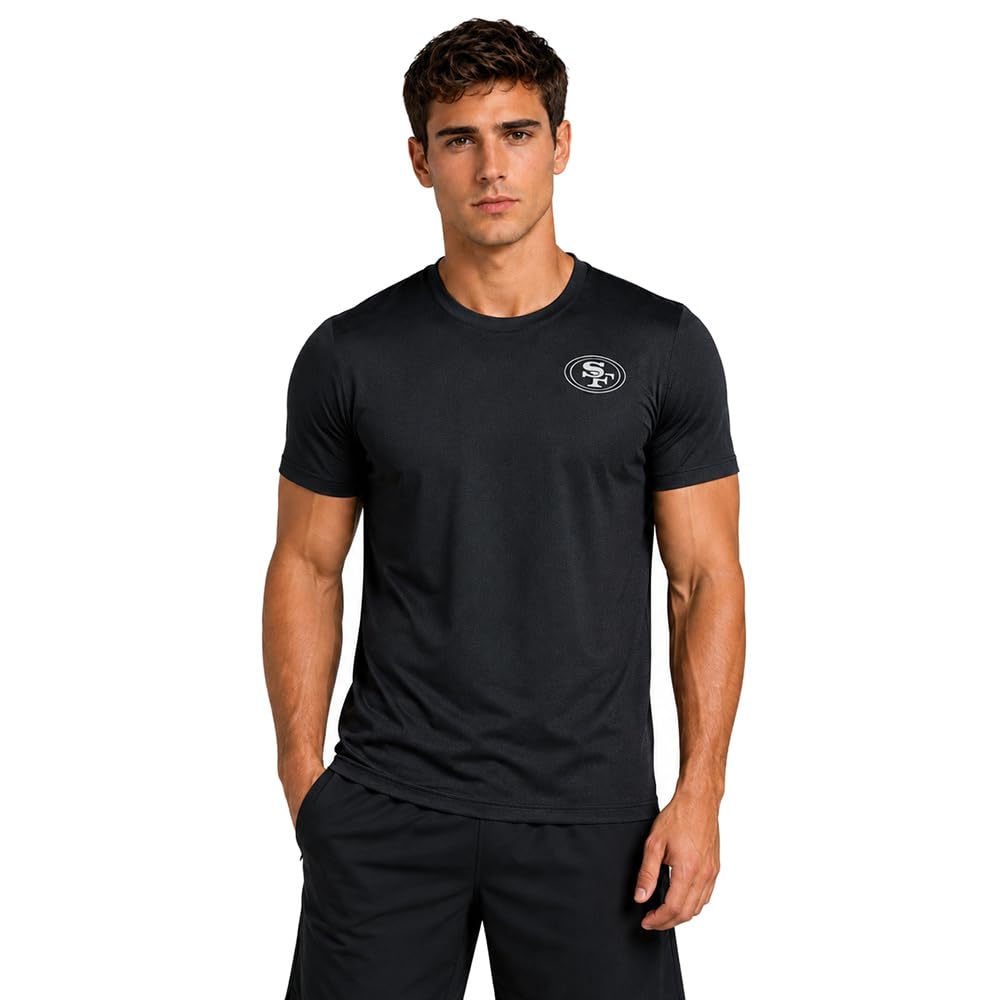 NFL Playera Deportiva San Francisco 49ers Negro para Hombre