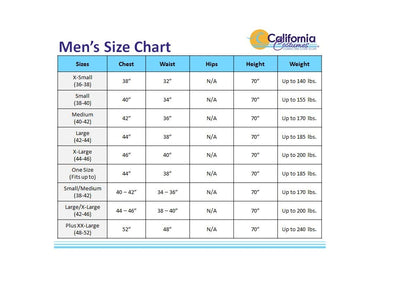 California Costumes Disfraz de Discoteca King para Hombre, Oro