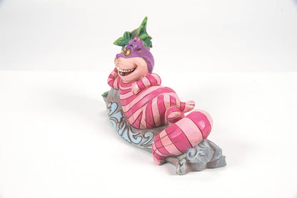 Enesco Disney Traditions by Jim Shore Alicia en el país de Las Maravillas, Figura de Gato en el árbol, 2.72 Pulgadas, Multicolor