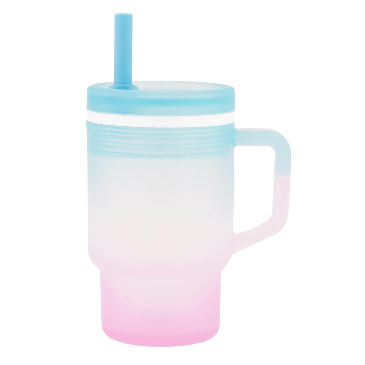 Infantino My 1st Tumbler Taza de Silicona con Popote, 9 Oz - Twilight Bloom - 1 Count (Pack of 1)