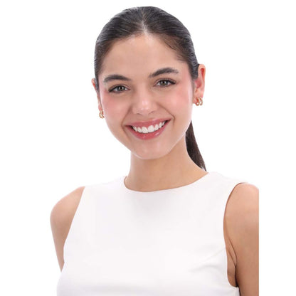 Nine West Set 6 Aretes CEn Forma Varias Tipo Boton De Terminado Brillante para Mujer