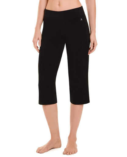 Danskin Pantalón Corto de Yoga de Ajuste Elegante para Mujer