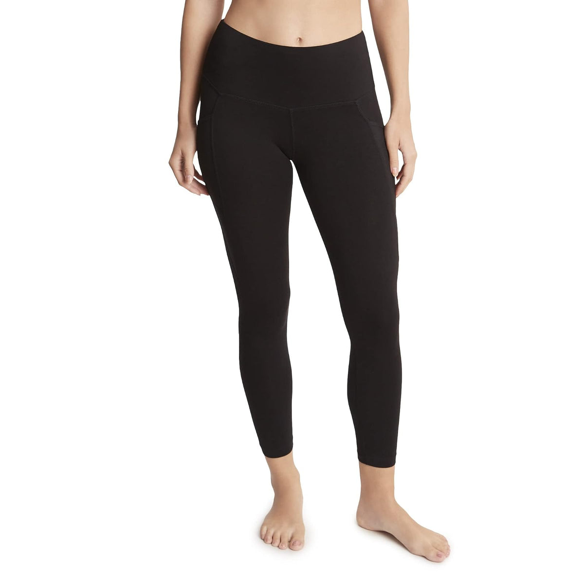 Jockey Leggings de algodón elástico básico 7/8 con Bolsillo Lateral Leggings para Mujer