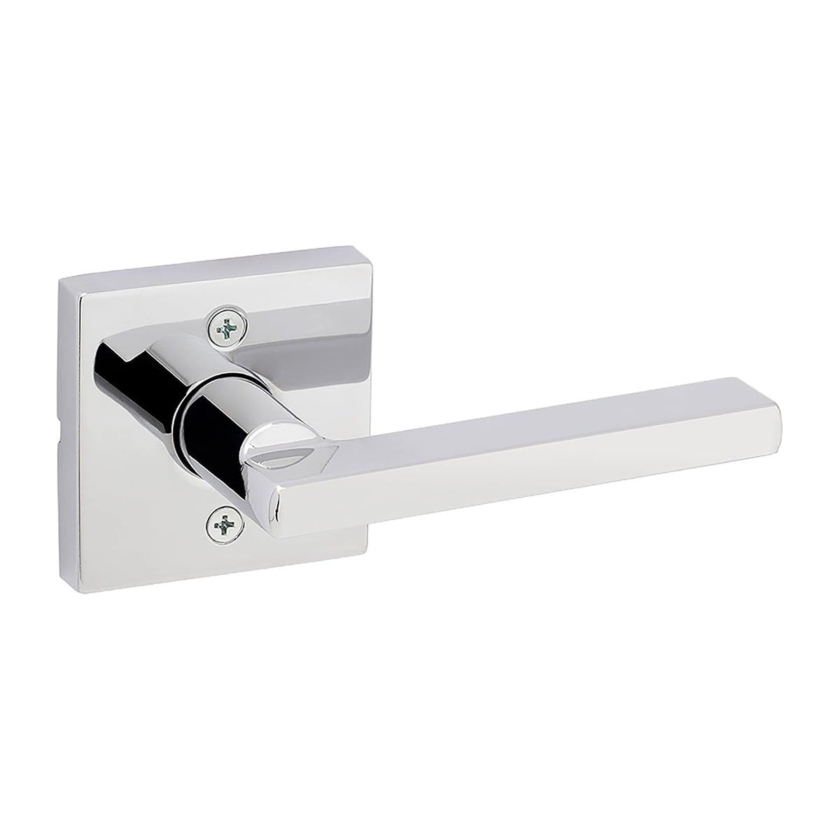 Kwikset Halifax Manija de Puerta Interior, Palanca Reversible sin Bloqueo - 1 paquete - Cromo pulido