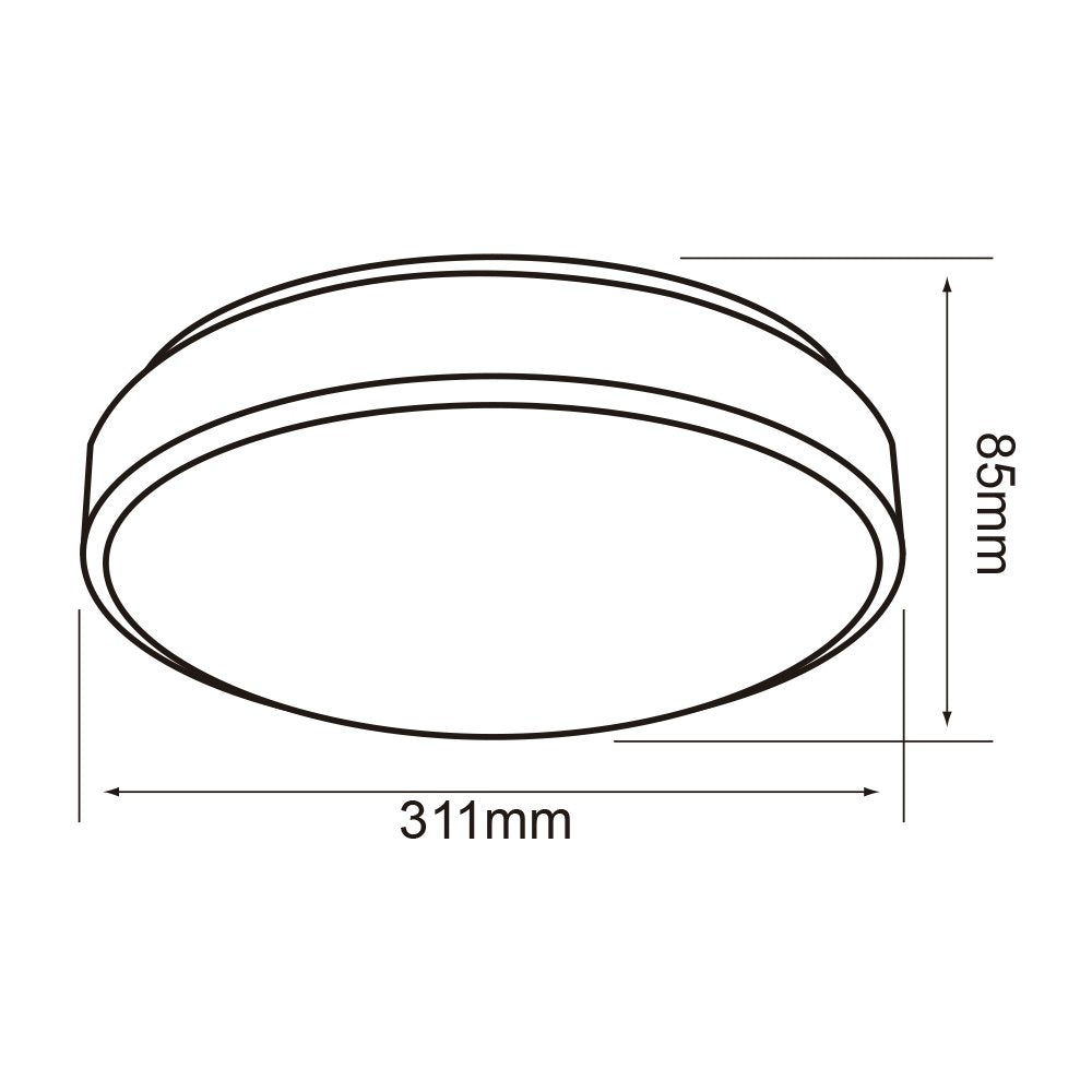 Tecnolite - Lámpara LED para Interiores, Color Satinado, Luz de Día, Resistente, 16W