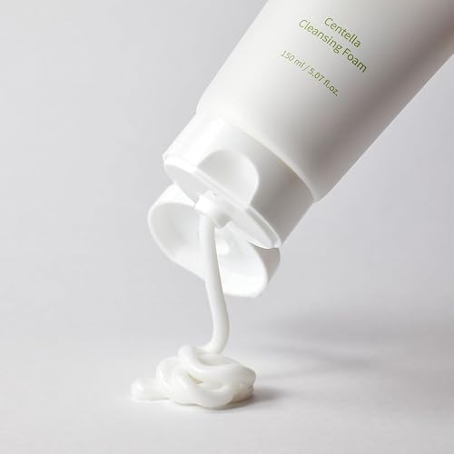Centella Cleansing Foam – Espuma con CICA y ácido salicílico, 150 ml | Limpiador facial hidratante con Centella de Jeju, elimina maquillaje e impurezas sin resecar la piel sensible