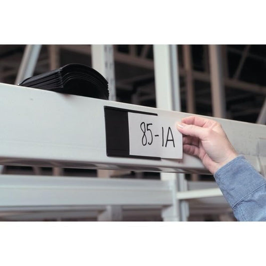 Flexible Magnet Data Card Holder Kit, 25 Pre-Cut Magnets, 35 Perforated Data Cards, Overall Dimensions .125" Thick, 2" Height, 3" Length