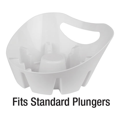Plumbcraft MAXClean - Destapacaños para retrete, Tray, 7.5 x 7.5 x 7.5 inches, Blanco