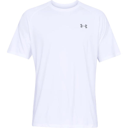 Under Armour Tech 2.0 Playera de Entrenamiento para Hombre - Blanco (Blanco (100) - Gris nublado) - XL - Sólido