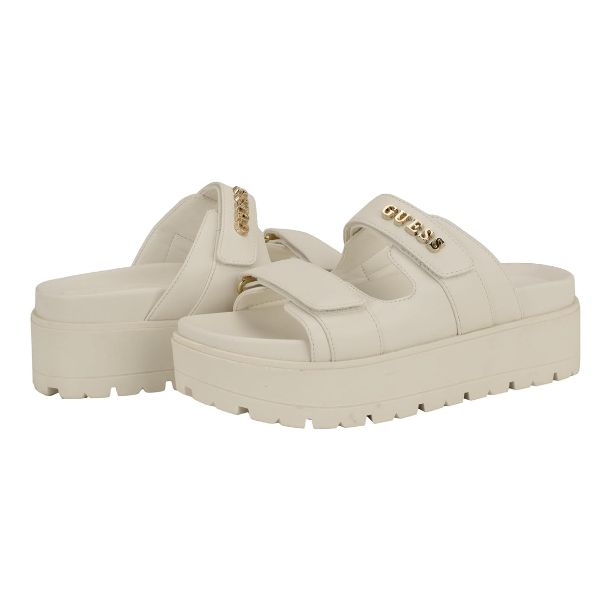 GUESS Faxon Sandalia para mujer | Sandalias casuales