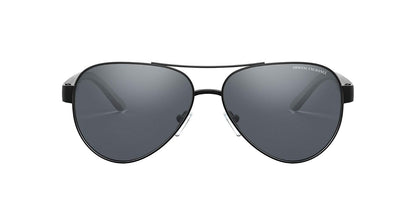 Armani Exchange AX2034S Lentes oscuros Hombre - Mediano a Grande - Negro - Gris Claro Negro Espejo