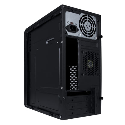 Gabinete Compacto Mini Torre Kioto GC240 / Micro Atx y Mini Itx Fuente de 500w + 1xUSB 3.0 + 2xUSB 2.0 + 1xVentilador Essential Series