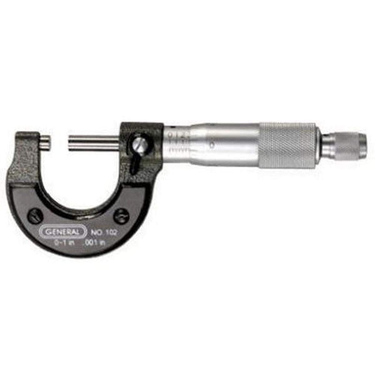 General Tools & Instruments 102 0-Inch to 1-Inch Graduation Micrometer