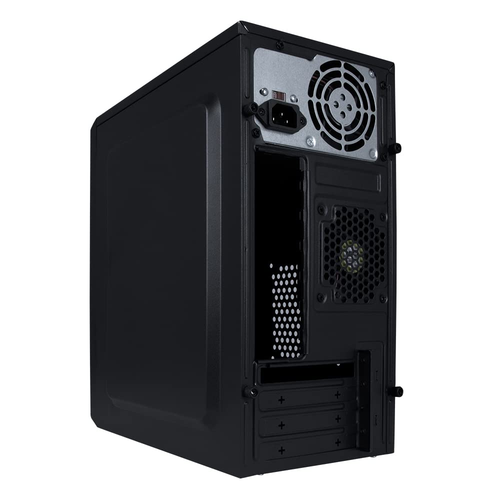 Gabinete Compacto Mini Torre Kioto GC240 / Micro Atx y Mini Itx Fuente de 500w + 1xUSB 3.0 + 2xUSB 2.0 + 1xVentilador Essential Series