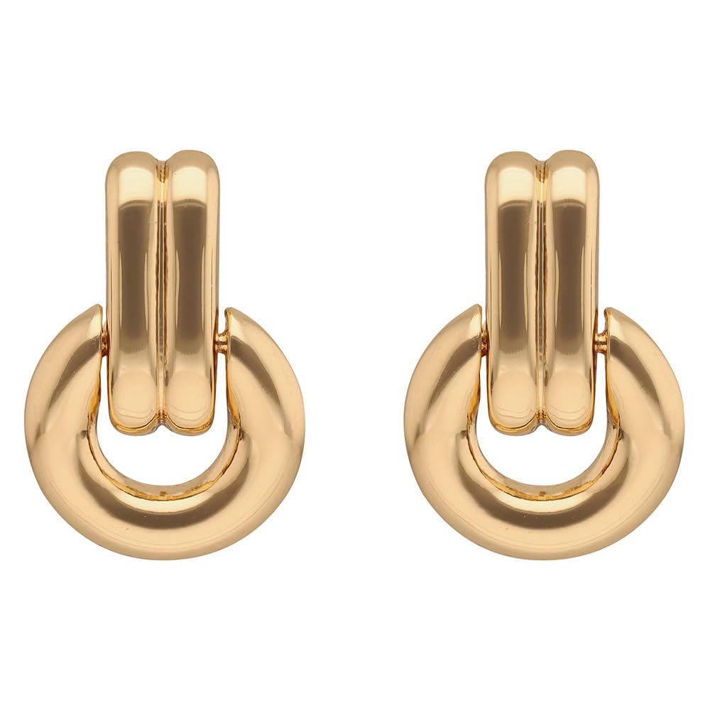 Nine West Aretes Dorado para Mujer