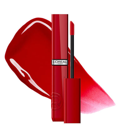 Loreal Paris Infallible Laque Resistance Labial Líquido Acabado Brillante - Rouge Paris 420