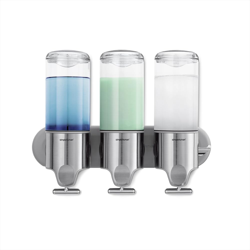 simplehuman, dispensadores de pared triples