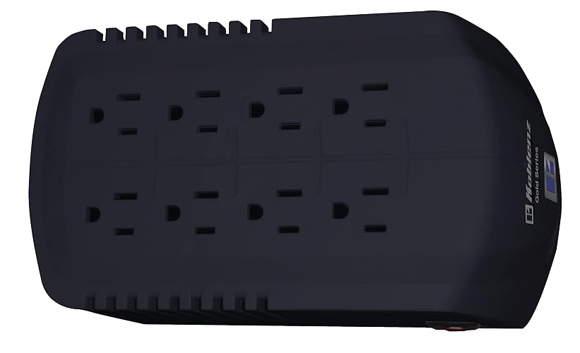 Regulador de Voltaje Koblenz para Pantallas y Equipos de Cómputo, 1400 VA / 800 W, 8 Contactos, Casa y Oficina, Computadoras y Equipos de Audio y Video, Protección Gold, Garantía de 5 años (ER-2300)