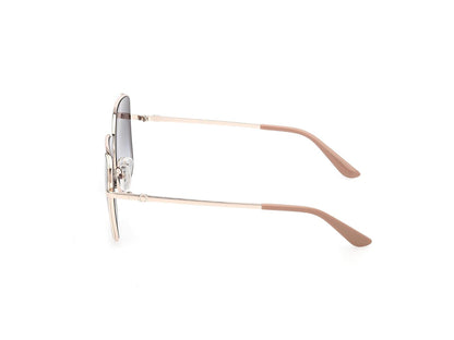 Guess Lentes de Sol GU00194 para Mujer, Armazón Metálico y Micas Humo Degradado con Protección UV Nivel 3