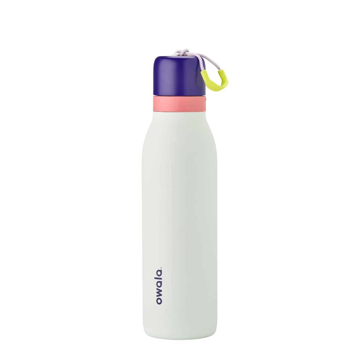 Owala FreeSip Botella de Agua de Acero Inoxidable con Popote 18 oz - Misty Horizons - 535 mm