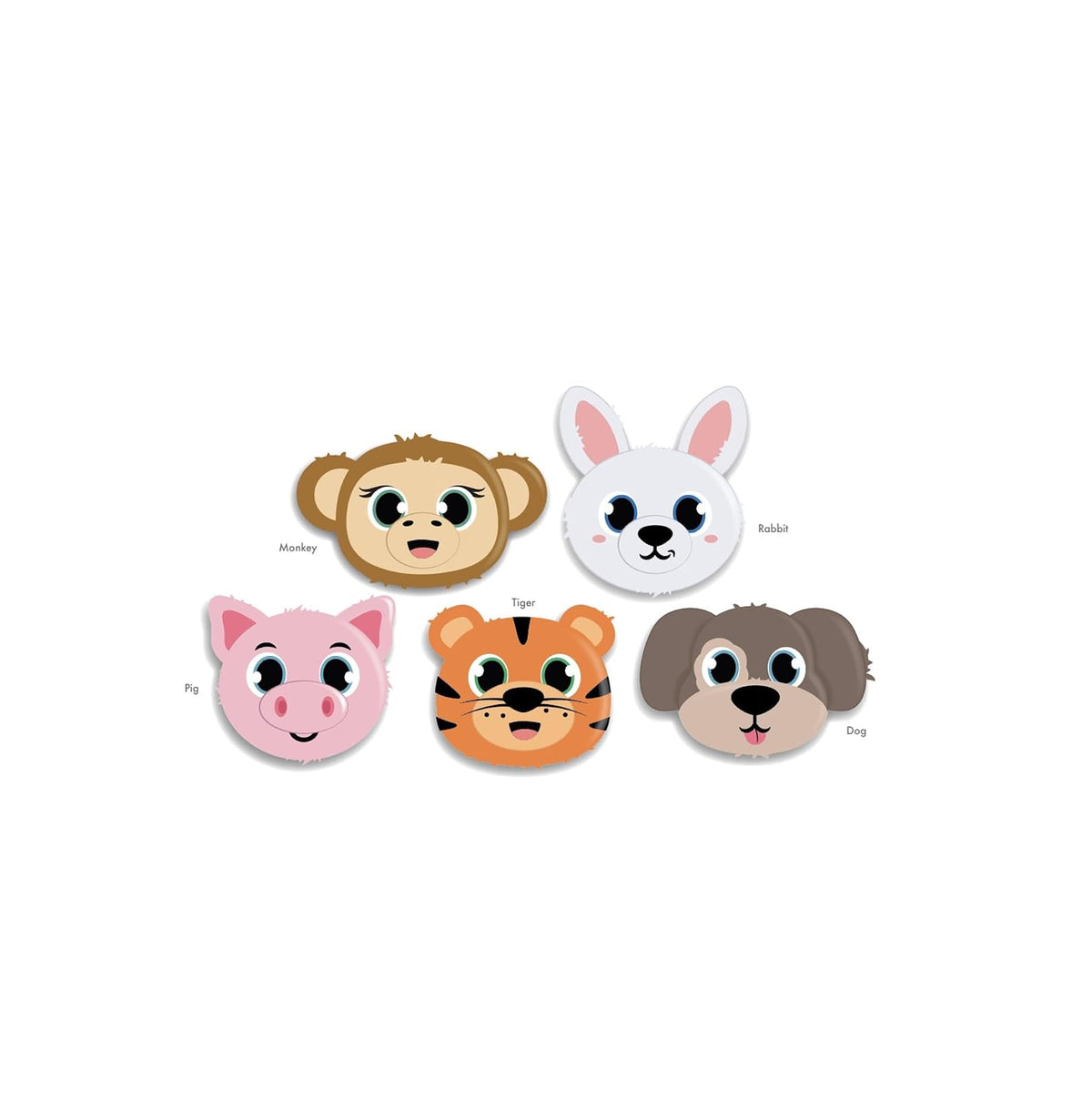 Crocs Jibbitz Fuzzy Animal 5 Pack