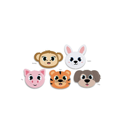 Crocs Jibbitz Fuzzy Animal 5 Pack