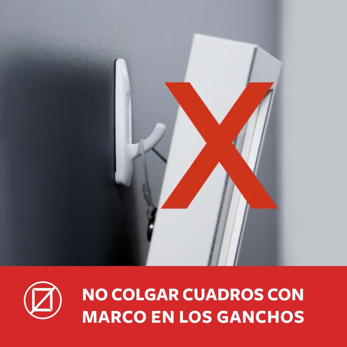 COMMAND 3M Gancho Adhesivo Removible de Plástico Mediano Blanco 8 piezas | Soporta hasta 1.3 kg, Organiza interiores sin dañar superficies, No requiere herramientas, Fácil de instalar, Fijación segura