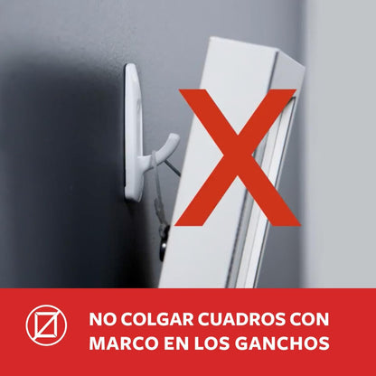 COMMAND 3M Gancho Adhesivo Removible de Plástico Mediano Blanco 8 piezas | Soporta hasta 1.3 kg, Organiza interiores sin dañar superficies, No requiere herramientas, Fácil de instalar, Fijación segura