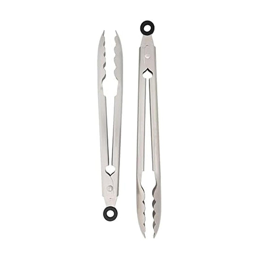 KitchenAid - Juego de 2 pinzas de cocina universales de acero inoxidable