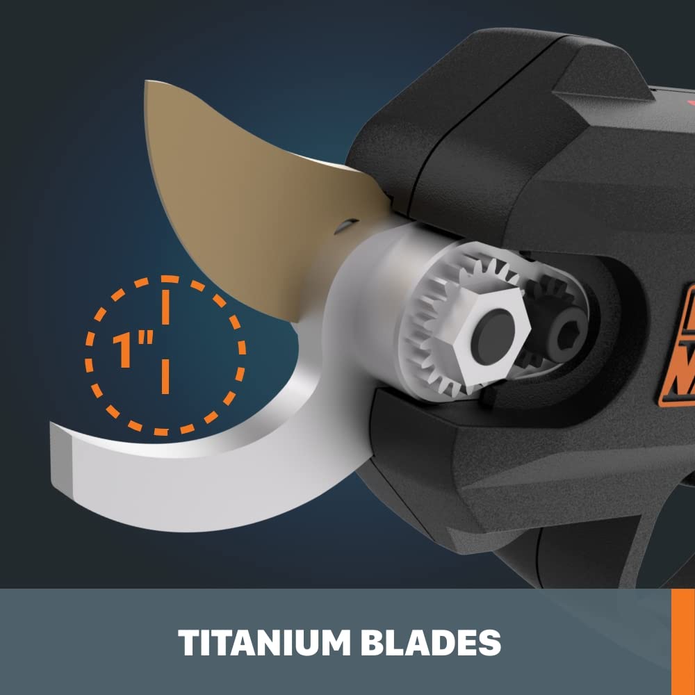 Worx WG330.9 - Tijera de podar Worx NITRO de 20 V con potencia compartida (solo herramienta)
