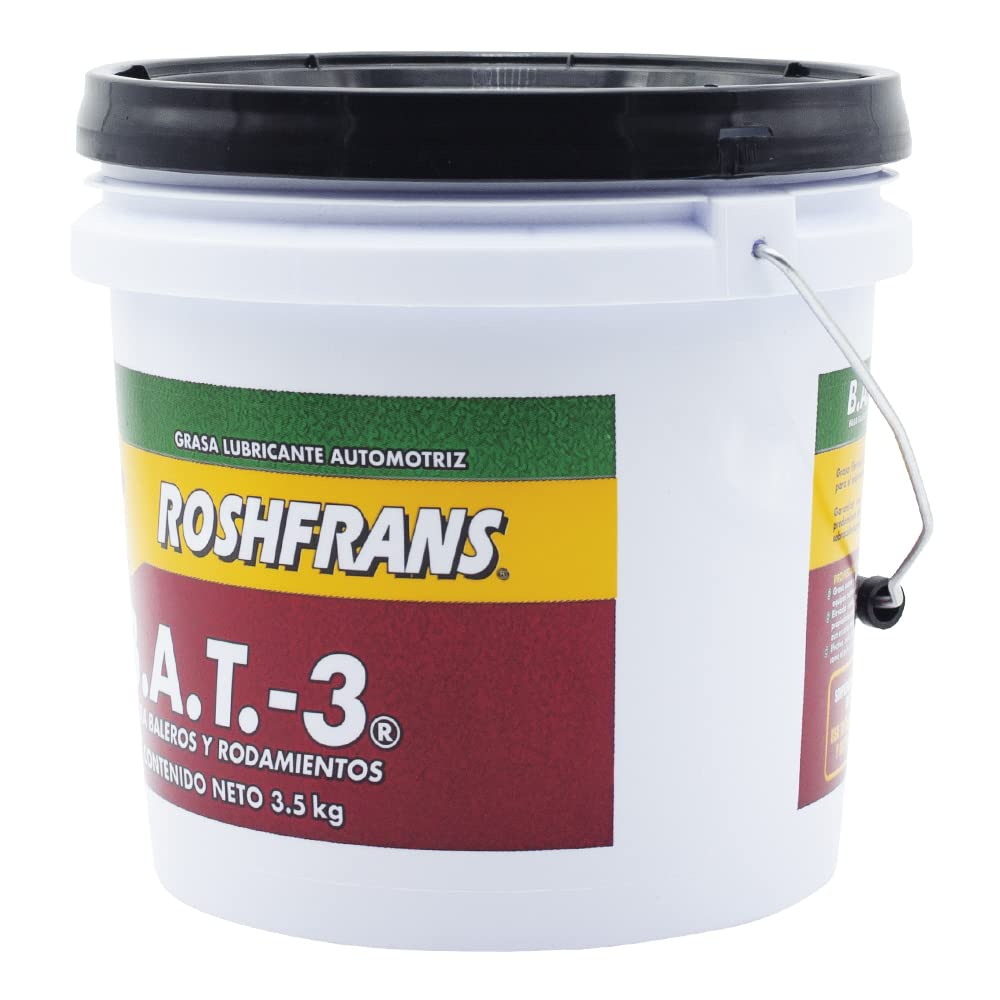 Roshfrans Grasa BAT3 Lubricante Industrial 3.5 kg para Baleros Altas Temperaturas