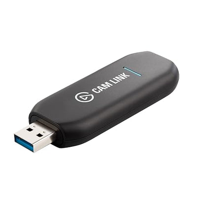 Elgato CAM Link 4K, capturadora Externa de cámara | Para DSLR/videocámara, webcam, reuniones, streams, 1080p60/4K30-60, compatible con OBS/Zoom/Discord, PC/Mac/iPad