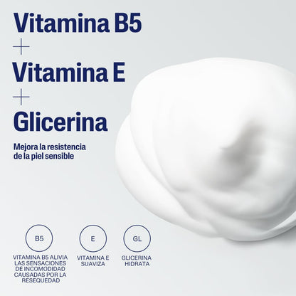 Cetaphil Espuma de Limpieza Facial Suave Glicerina Piel Sensible 236 ml | Autoespumante que elimina suciedad, grasa y maquillaje sin resecar, con glicerina, vitamina B5 y E para calmar piel sensible.