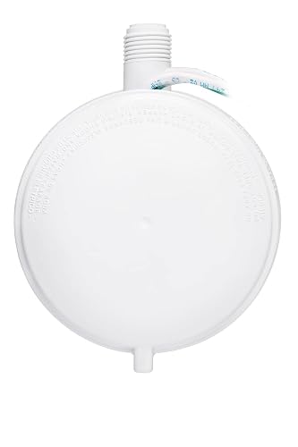 Rotoplas Regadera eléctrica, EcoDucha, Regadera de Baño Eléctrica de Bajo Consumo, con Doble Cámara de Calefacción, Potencia: 5000 Watts, 127 V ~ 60 Hz, Color: Blanco