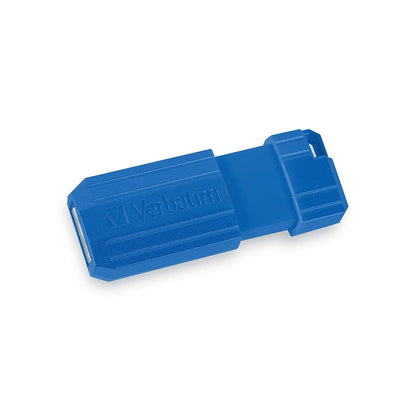 Verbatim Memoria Flash USB Pinstripe de 128 GB – 2pk – Rojo, Azul
