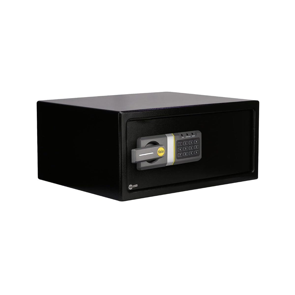 Yale Caja fuerte de seguridad electrónica, material acero, tamaño laptop, color negro