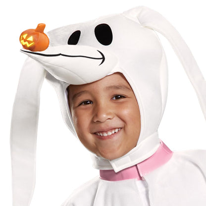Disguise Disney Zero Nightmare Before Christmas - Disfraz para niños pequeños, color blanco, talla S (2T)