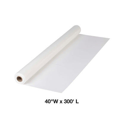 Hoffmaster 114000 - Rollo de plástico para Mesa, 300 pies de Largo x 40 Pulgadas de Ancho, Color Blanco
