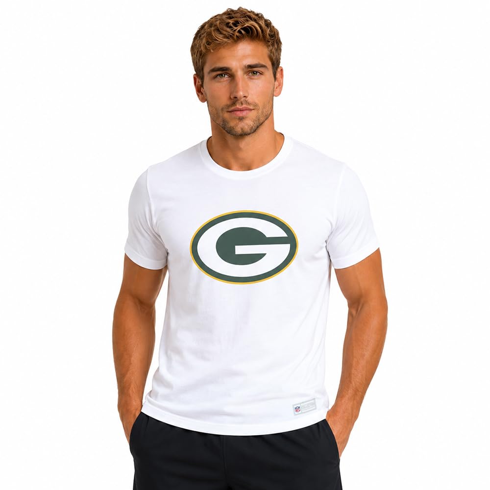NFL Playera Aficionado Básica Green Bay Packers - G - Blanco