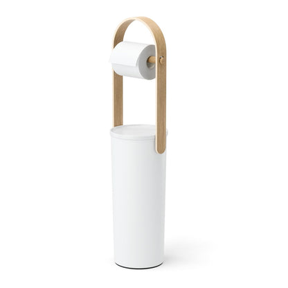 Umbra Bellwood Soporte de Papel higiénico con Compartimento de Almacenamiento para 3 Rollos