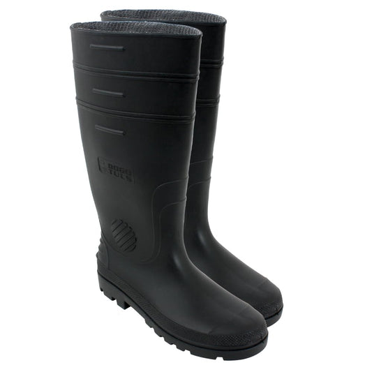 Dogotuls MU3003 Bota Jardinera de Hule, color Negro, Talla 8