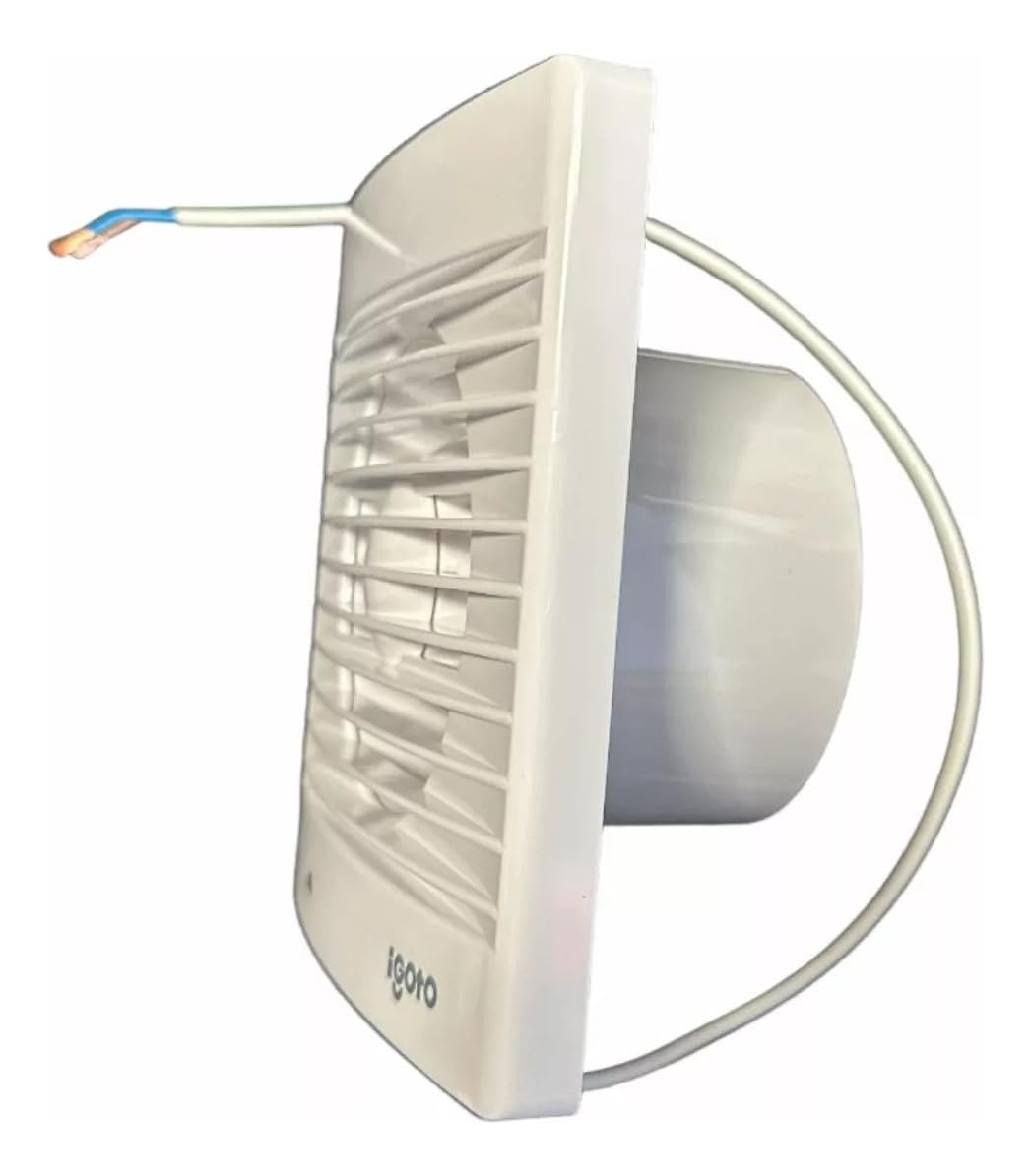 Igoto EX4-16W Extractor de aire empotrable 16W, Color blanco, 15X15 cm