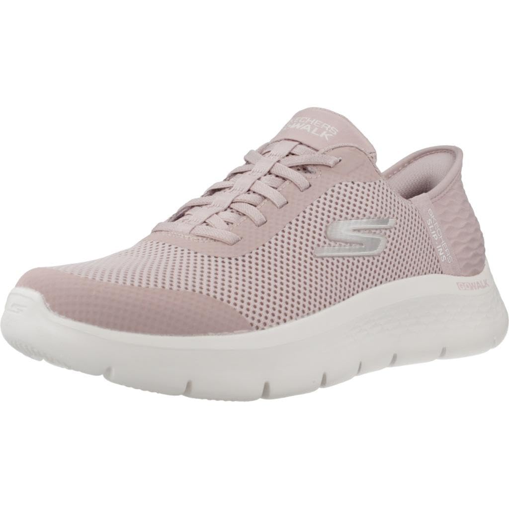 Skechers Go Walk Flex Slip-ins Manos Libres para Mujer - 29.0 cm - Malva textil Trim