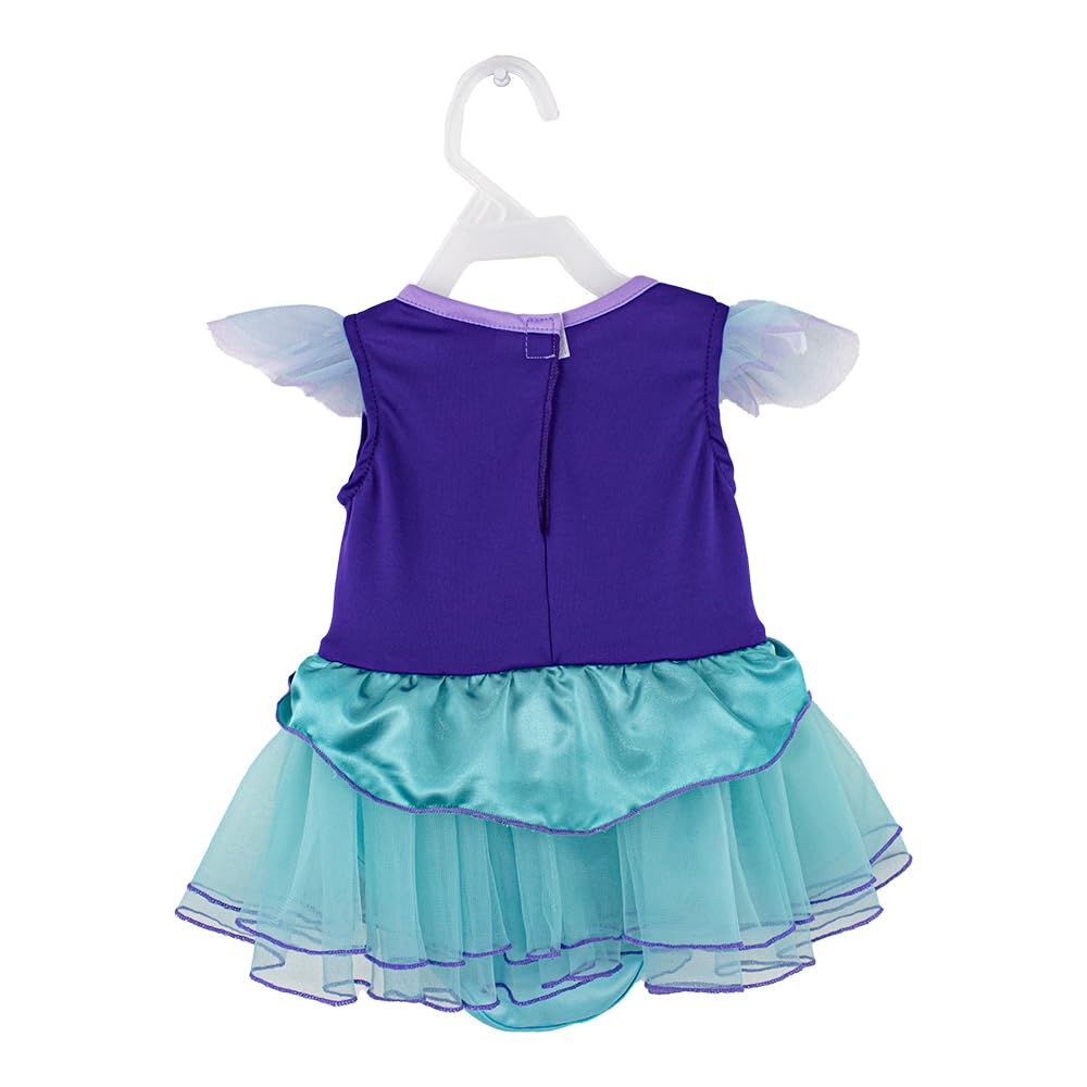 Fantasy Ruz. Disfraz para Bebé, Princesa Ariel, Modelo F12856-AZN1, Color Aqua, Talla 6 meses. Licencia Original Disney.