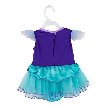 Fantasy Ruz. Disfraz para Bebé, Princesa Ariel, Modelo F12856-AZN1, Color Aqua, Talla 6 meses. Licencia Original Disney.