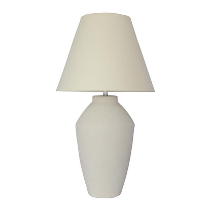 Luzerna CM-0205 Lámpara De Mesa Fagu Chica, Color Escarcha Mate, 1 Unidad
